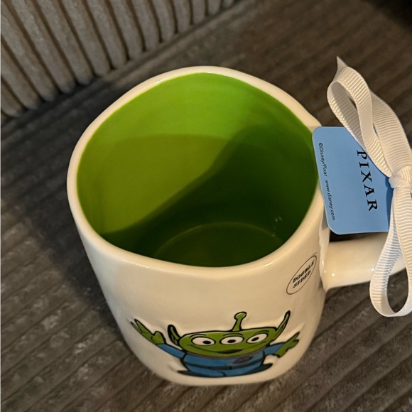 Rae Dunn x Disney Pixar Toy Story- White Mug with Green Interior- NEW - Picture 4 of 7